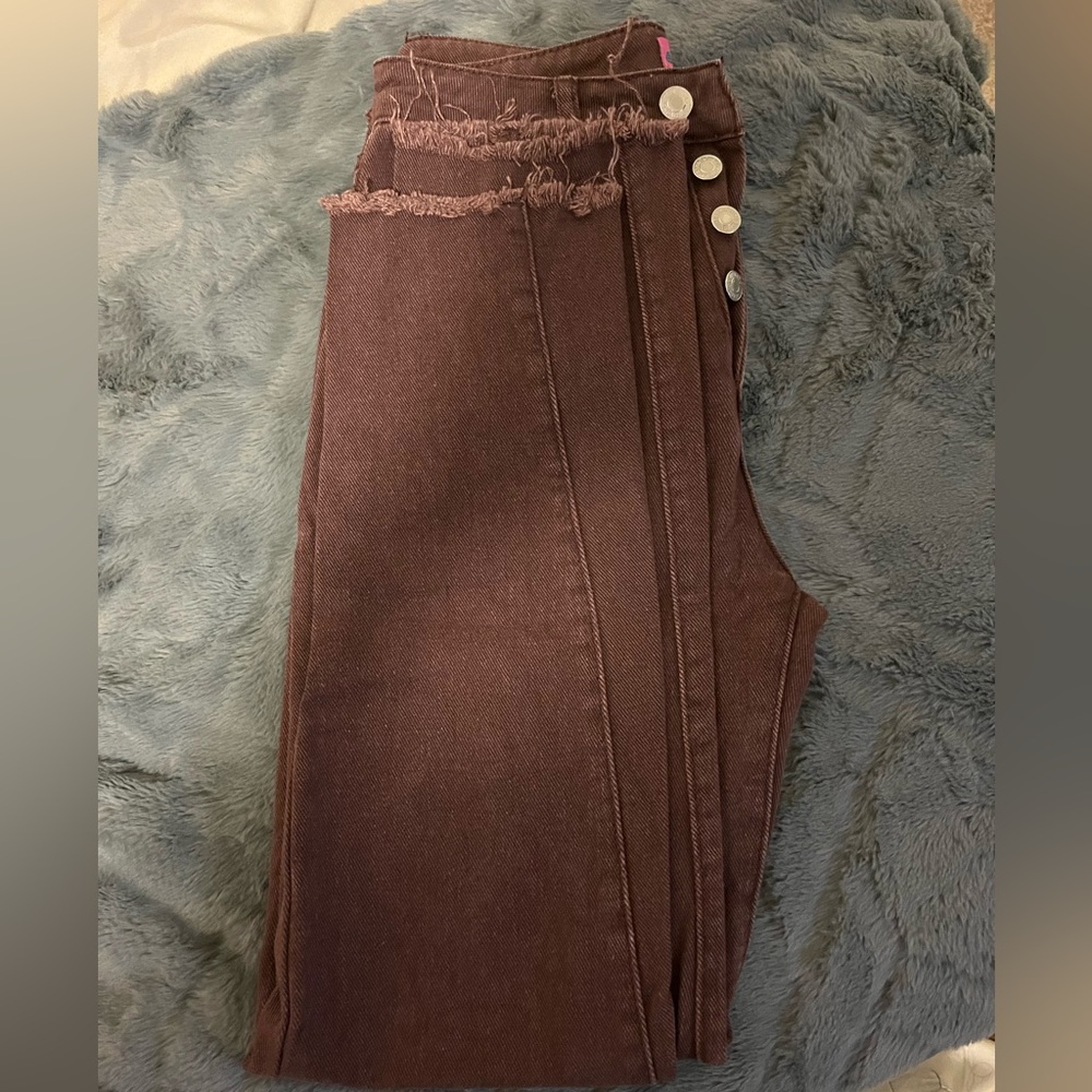 Edited brown jeans